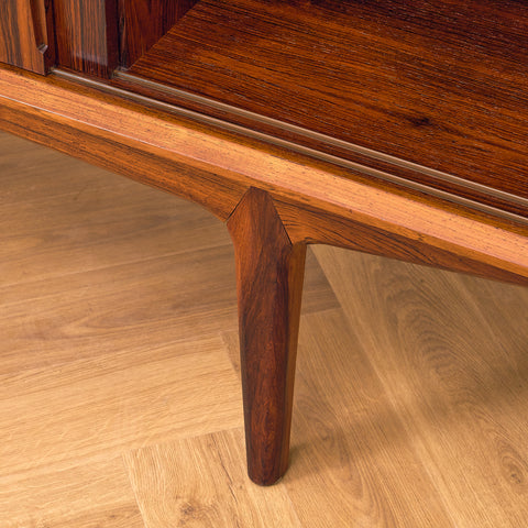 Danish sideboard in Santos rosewood by Knud Nielsen for Løssing Møbelfabrik