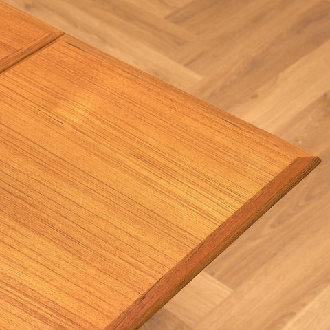 Danish square dining table in teak