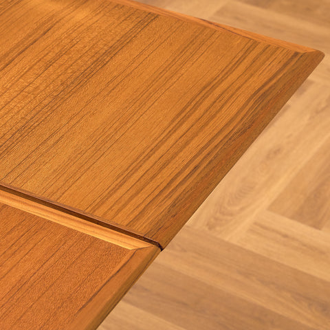 Danish square dining table in teak