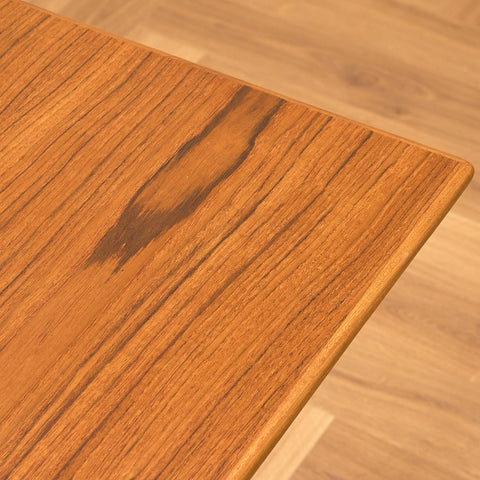 Danish foldable dining table in teak and beech, model 151, by Børge Mogensen for Søborg Møbler