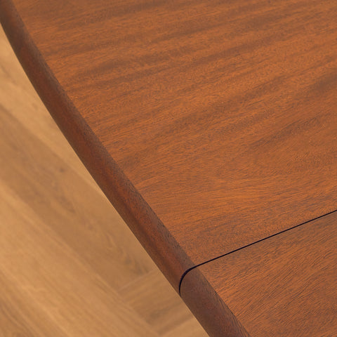 Danish oval dining table in mahogany by Skovby Møbelfabrik
