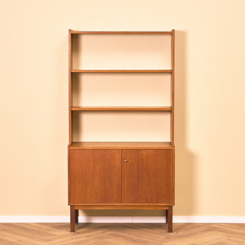 Swedish bookshelf in teak