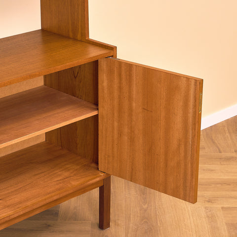 Swedish bookshelf in teak