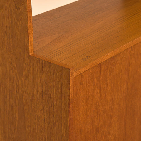 Swedish bookshelf in teak