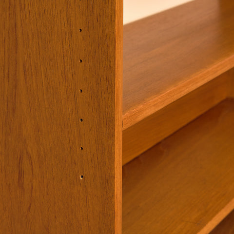 Swedish bookshelf in teak by B. Fridhagen for Bodafors