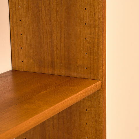 Swedish bookshelf in teak by B. Fridhagen for Bodafors