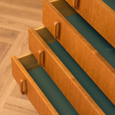 Swedish bookshelf in teak by B. Fridhagen for Bodafors