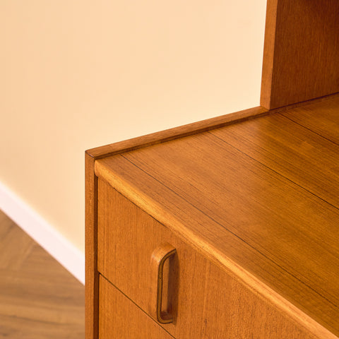 Swedish bookshelf in teak by B. Fridhagen for Bodafors