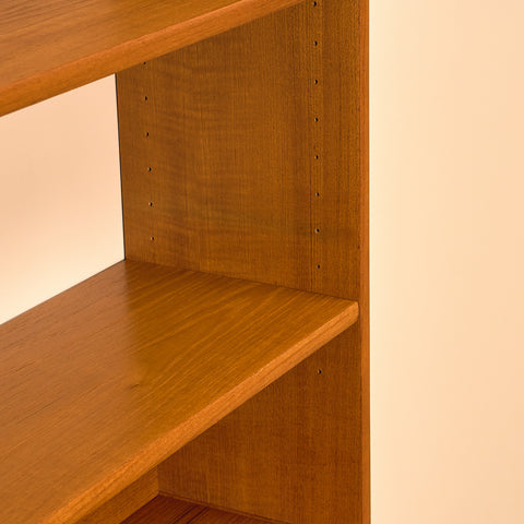 Swedish bookshelf in teak by B. Fridhagen for Bodafors