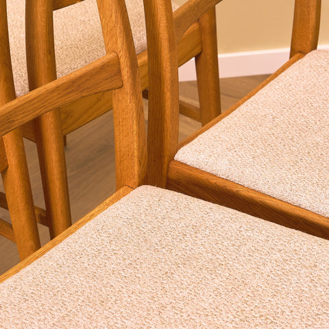 Swedish dining chairs in oak