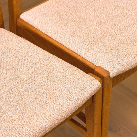 Swedish dining chairs in oak