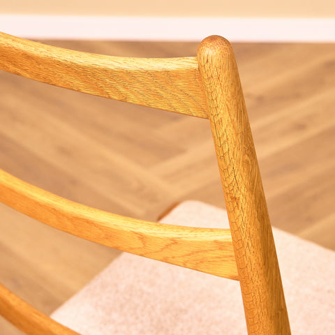 Swedish dining chairs in oak