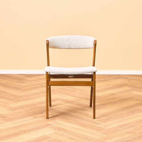 Danish dining chairs in beech by Saxkjøbing Savvaerk & Stolefabrik