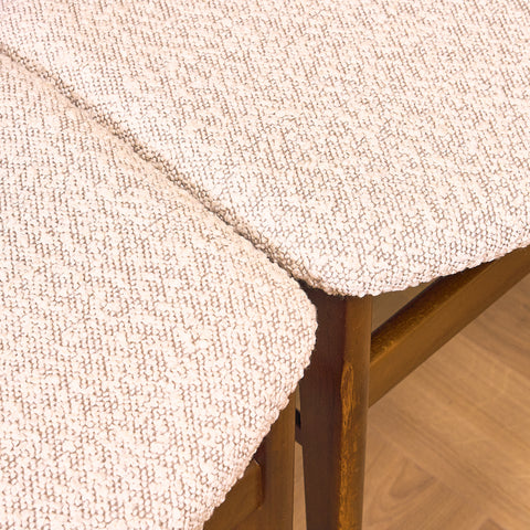 Danish dining chairs in beech by Saxkjøbing Savvaerk & Stolefabrik