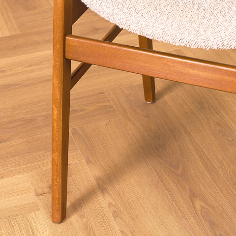 Danish dining chairs in beech by Saxkjøbing Savvaerk & Stolefabrik