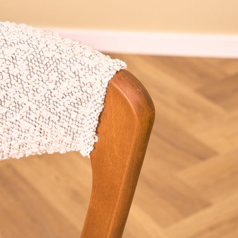 Danish dining chairs in beech by Saxkjøbing Savvaerk & Stolefabrik
