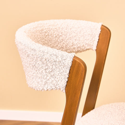 Danish dining chairs in beech by Saxkjøbing Savvaerk & Stolefabrik