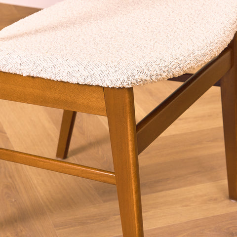 Danish dining chairs in beech by Saxkjøbing Savvaerk & Stolefabrik