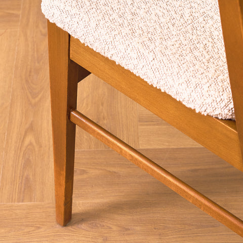 Danish dining chairs in beech by Saxkjøbing Savvaerk & Stolefabrik