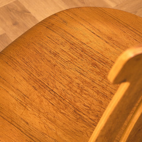 Swedish dining chairs in teak & beech by Jan Hallberg for Edsbyverken, model 'Tallåsen'