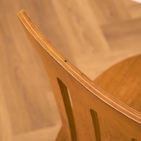 Swedish dining chairs in teak & beech by Jan Hallberg for Edsbyverken, model 'Tallåsen'