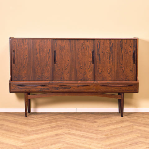 Danish highboard in Santos rosewood
