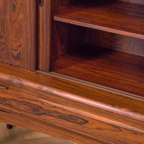Danish highboard in Santos rosewood