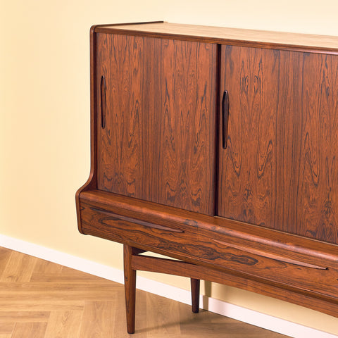 Danish highboard in Santos rosewood