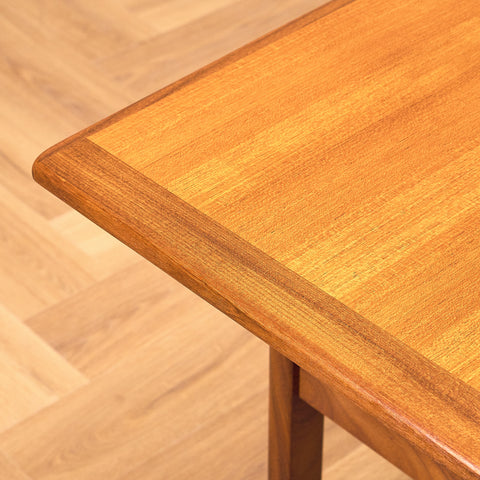 Danish coffee table in teak and walnut