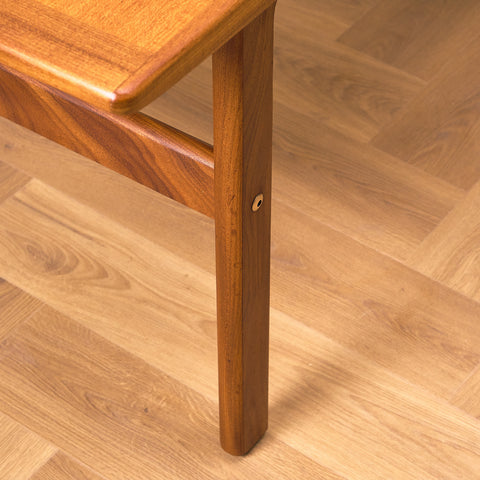 Danish coffee table in teak and walnut