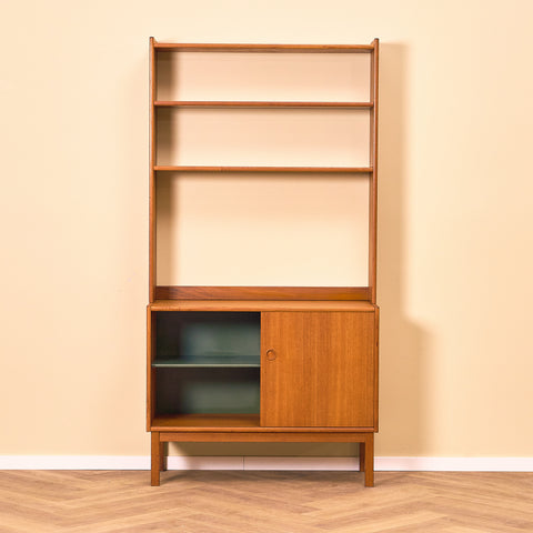 Swedish bookshelf in teak