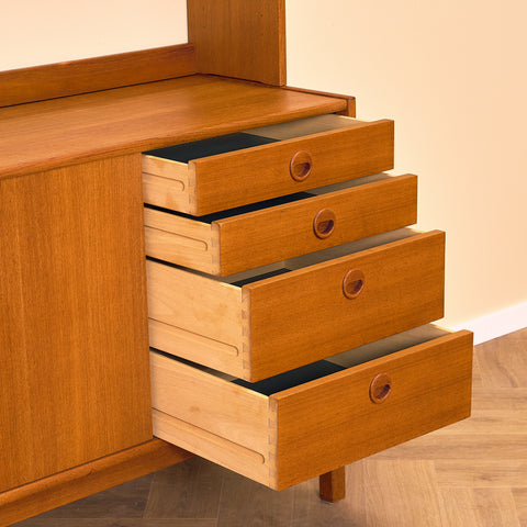 Swedish bookshelf in teak