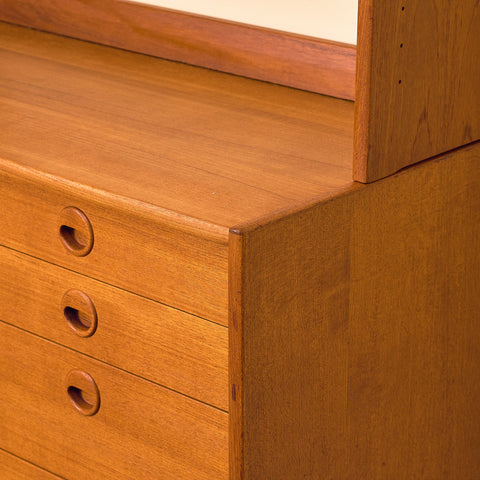 Swedish bookshelf in teak