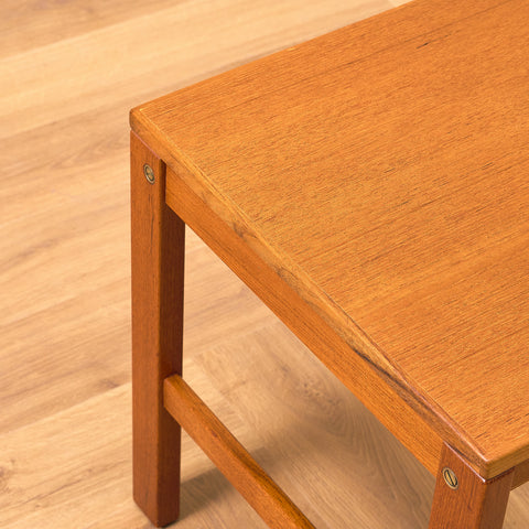 Mid-century side table in teak