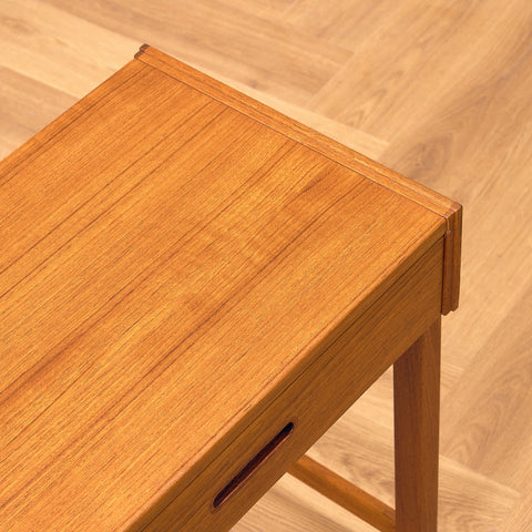 Swedish bedside table in teak