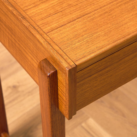 Swedish bedside table in teak