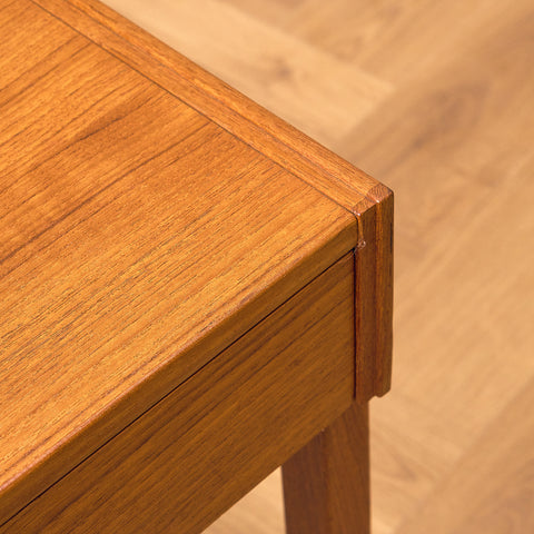 Swedish bedside table in teak