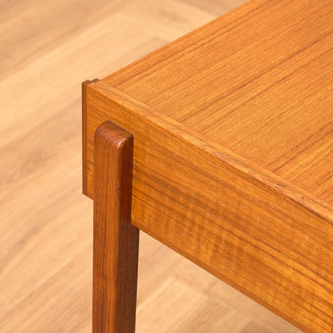 Swedish bedside table in teak