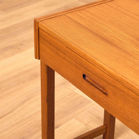 Swedish bedside table in teak