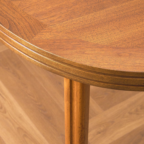 Swedish oval dining table in teak by AB Linde Nilsson, Lammhult
