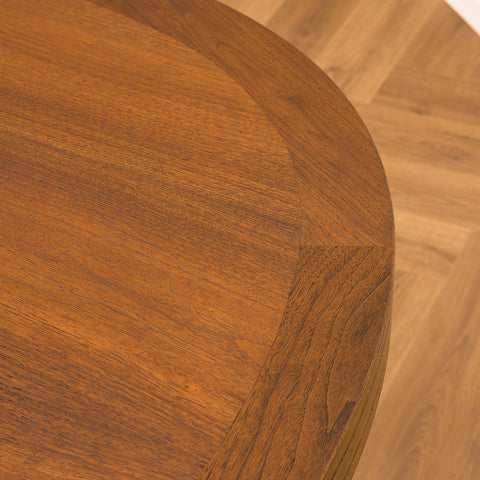 Swedish oval dining table in teak by AB Linde Nilsson, Lammhult