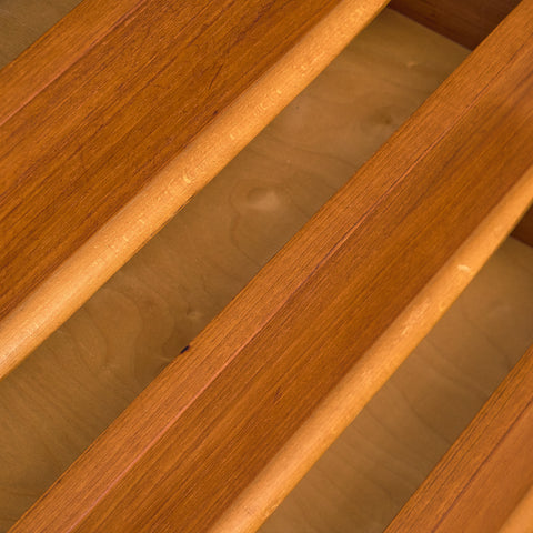 Swedish sideboard in teak and beech by Svenska Möbelfabriken