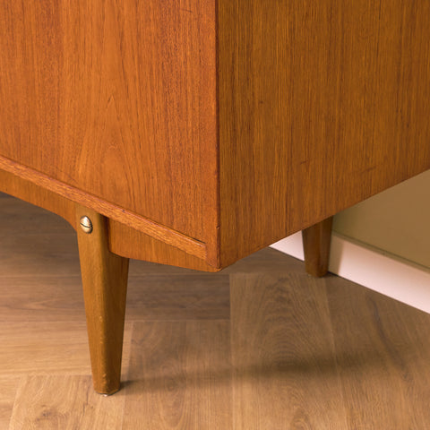 Swedish sideboard in teak and beech by Svenska Möbelfabriken