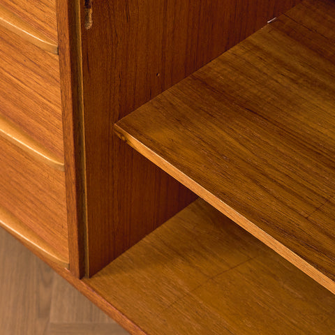 Swedish sideboard in teak and beech by Svenska Möbelfabriken