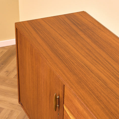 Swedish sideboard in teak and beech by Svenska Möbelfabriken