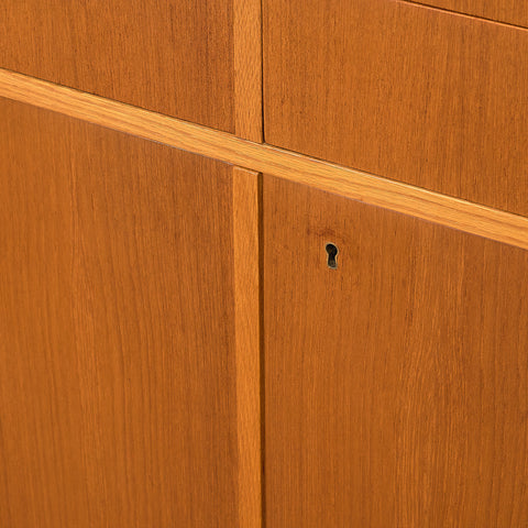 Swedish highboard in teak and oak