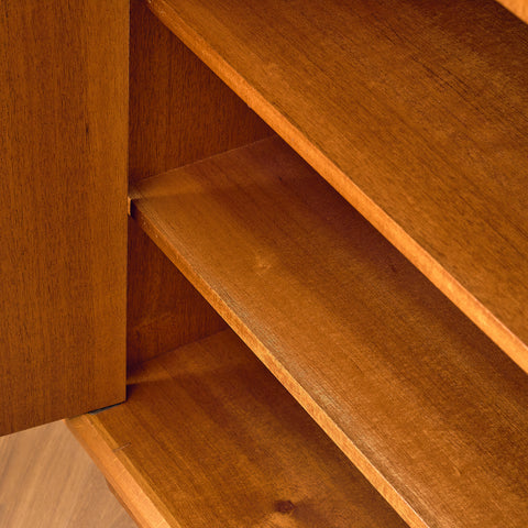 Swedish highboard in teak and oak