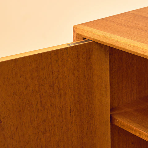 Swedish highboard in teak and oak