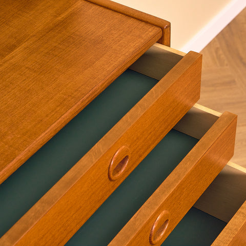 Swedish bookshelf in teak wood