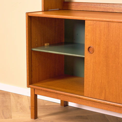 Swedish bookshelf in teak wood